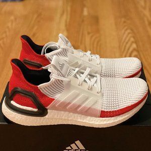 ultraboost 19 white red